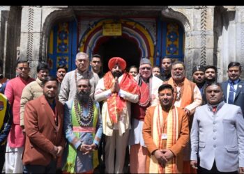 Governor Gurmeet Singh reached Kedarnath Dham