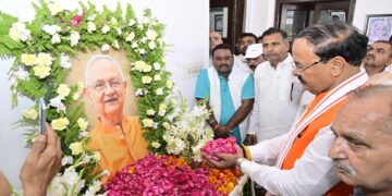 Keshav Prasad Maurya paid tribute to PC Joshi