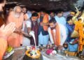 Nitin Naveen offered prayers at Tapkeshwar Mahadev Temple