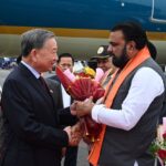 Chief Minister Samrat Chaudhary welcomed President To Lam.