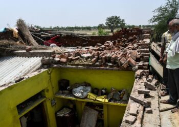 Storm wreaks havoc in UP, 96 dead
