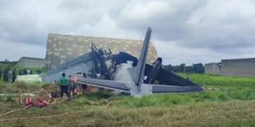 Indian Air Force AN-32 aircraft crashes at Jorhat airbase