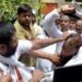 Congressmen clash in front of the National Secretary