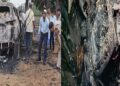 Former BJP district panchayat vice president burnt alive in car