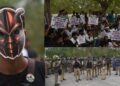 Strong demonstration by CJP in Lucknow