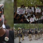 Strong demonstration by CJP in Lucknow
