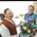 JP Nadda reached Uttarakhand, CM Dhami welcomed him