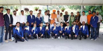 11 world champion yoga players met CM Nayab Singh
