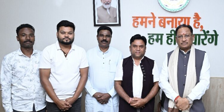 Arun Sarva met CM Vishnudev Sai