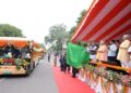 CM Yogi also inaugurated the Noida Electric Bus Depot.