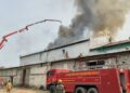 Massive fire breaks out in Lucknow's cold storage