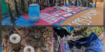 3 IEDs and 2 Naxal dumps recovered from Pidia forest