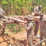 ITBP soldiers built seven wooden bridges