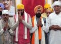 BJP state president Kewal Dhillon took charge