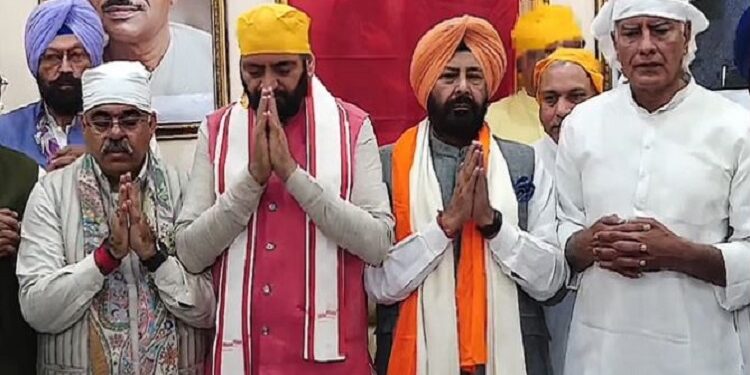 BJP state president Kewal Dhillon took charge