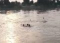 A boat carrying farmers capsized in the Kosi river.