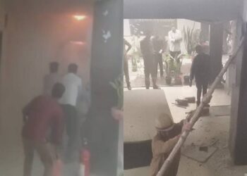 Fire breaks out in Lokbandhu Hospital