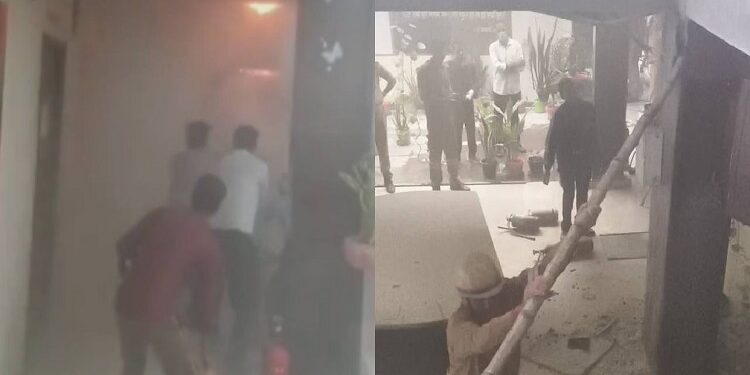 Fire breaks out in Lokbandhu Hospital