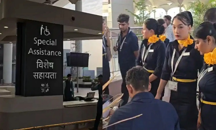 Successful landing of first commercial flight at Jewar Airport