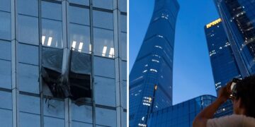 Plane crashes into Beijing's tallest building