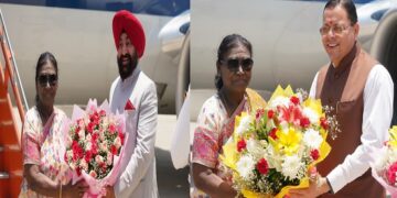 President Murmu reached Uttarakhand