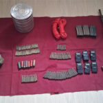 INSAS rifle and cartridges recovered