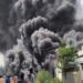 Massive fire at Bhiwadi's iron sheet factory