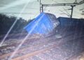 6 wagons of goods train derailed