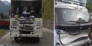 Vehicles of Amarnath pilgrims' convoy collided with each other