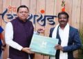 A delegation of journalists from Chhattisgarh met CM Dhami.
