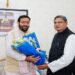 Zakir Hussain met CM Nayab Saini.