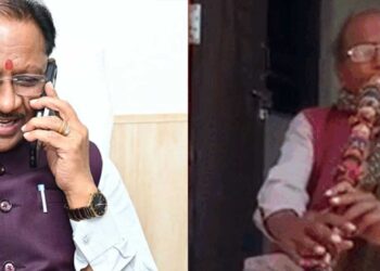 cm vishnudev sai inquired about the health of international folk artist vikram yadav