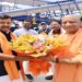 Nitin Naveen reached Lucknow, Yogi welcomed him