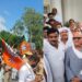 BJP marches towards Congress office
