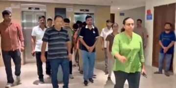 Crime Branch raids Omaxe Residency at midnight