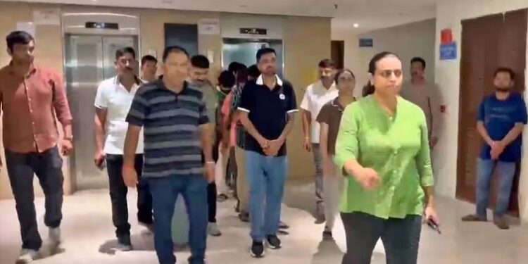 Crime Branch raids Omaxe Residency at midnight