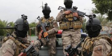 20 Iraqi fighters killed in US-Saudi military strike.