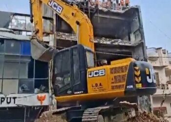 Lucknow Fire Tragedy: Bulldozer Razed Illegal Building