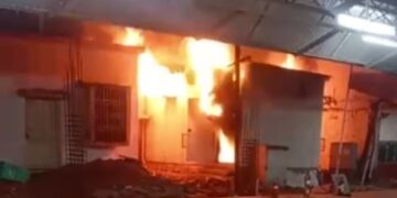 Fire breaks out in private school