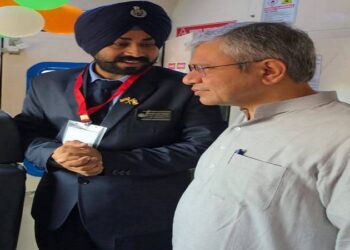 Rajesh Kumar becomes loco pilot of hydrogen train