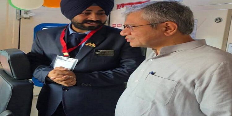 Rajesh Kumar becomes loco pilot of hydrogen train