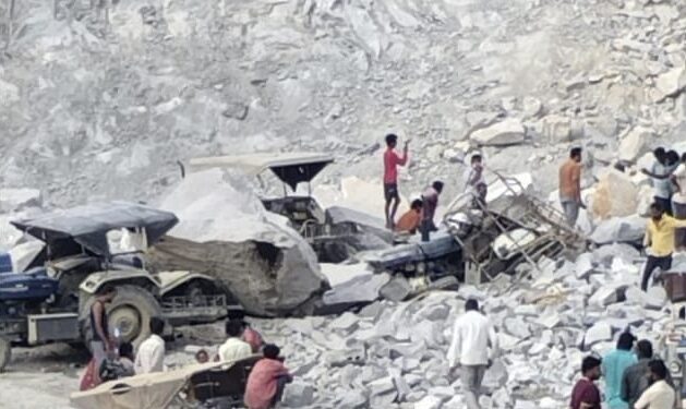 7 workers killed in rock fall at stone quarry