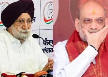 Sukhjinder Singh Randhawa met Amit Shah