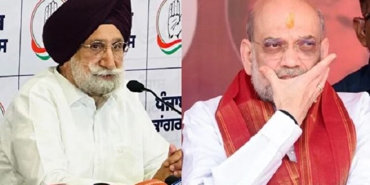 Sukhjinder Singh Randhawa met Amit Shah