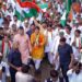 AK Sharma organized a grand Tiranga Yatra in Loni.