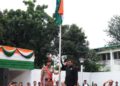 Anand Bardhan hoisted the tricolor