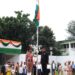 Anand Bardhan hoisted the tricolor