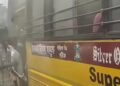 Fire breaks out in school bus full of children