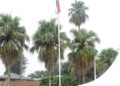 CM Dhami hoisted the Tricolour at the Chief Minister's residence.