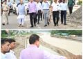 CM Dhami inspected the approach road of Nanda Ki Chowki bridge